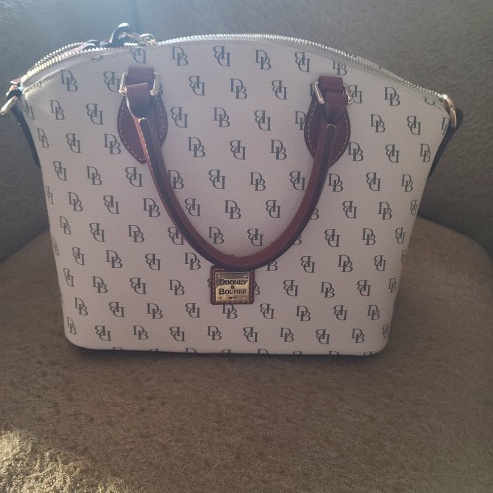 Authentic Dooney & Bourke Gretta Signature Satchel
